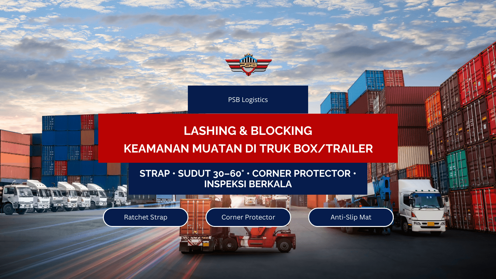 Lashing & Blocking: Keamanan Muatan di Truk Box/Trailer